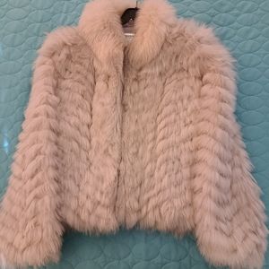 Norwegian Blue Fox Jacket by SAGA FOX